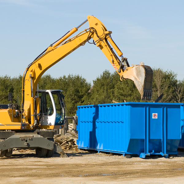 can i choose the location where the residential dumpster will be placed in Grants New Mexico